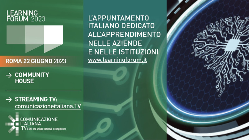 AL VIA LA SECONDA EDIZIONE DEL LEARNING FORUM: CONNESSIONE DIGITALE AL FUTURO DELLA FORMAZIONE AZIENDALE ITALIANA