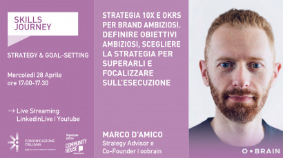 15° Skills Journey | #BrandStrategy | Strategia 10x e OKRs per Brand ambiziosi